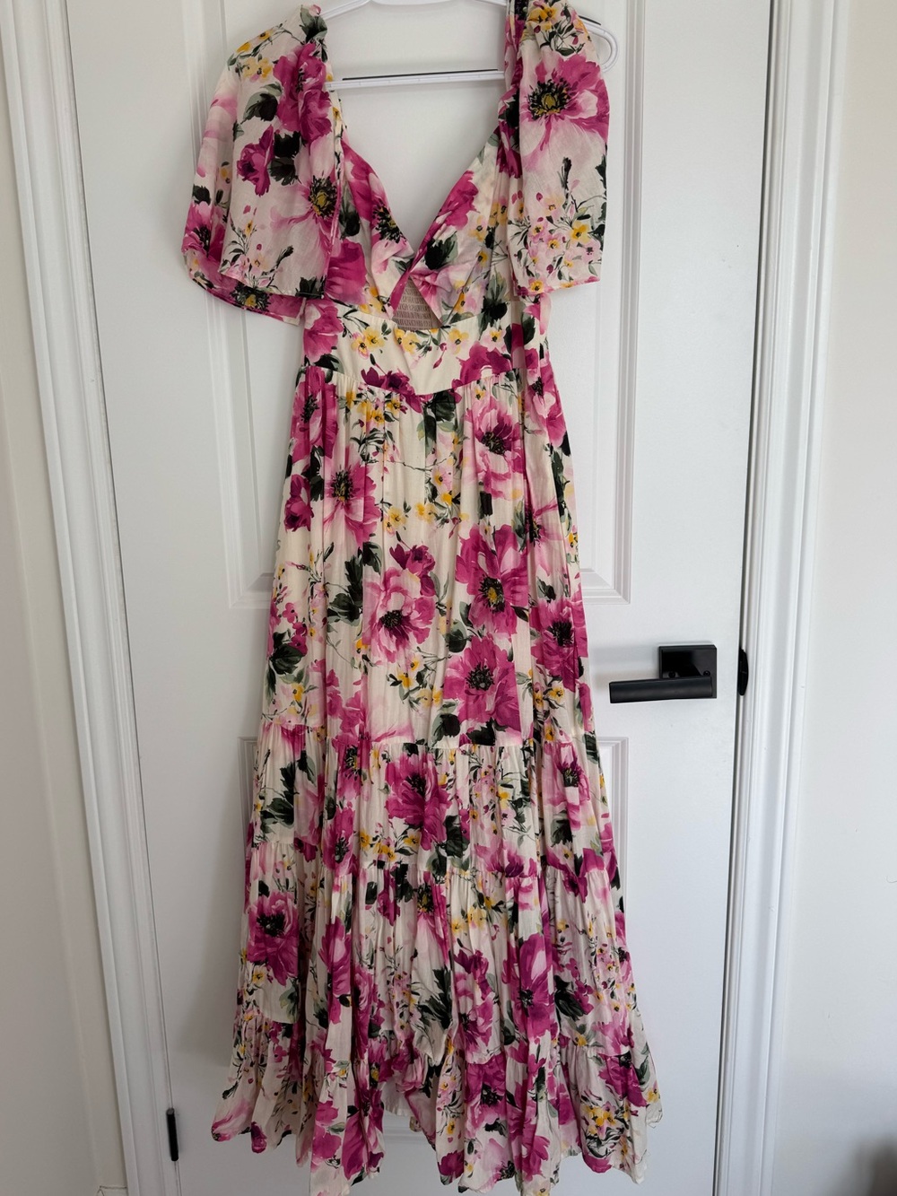 Abercrombie Floral Cutout Maxi Dress - Picture 2 of 5